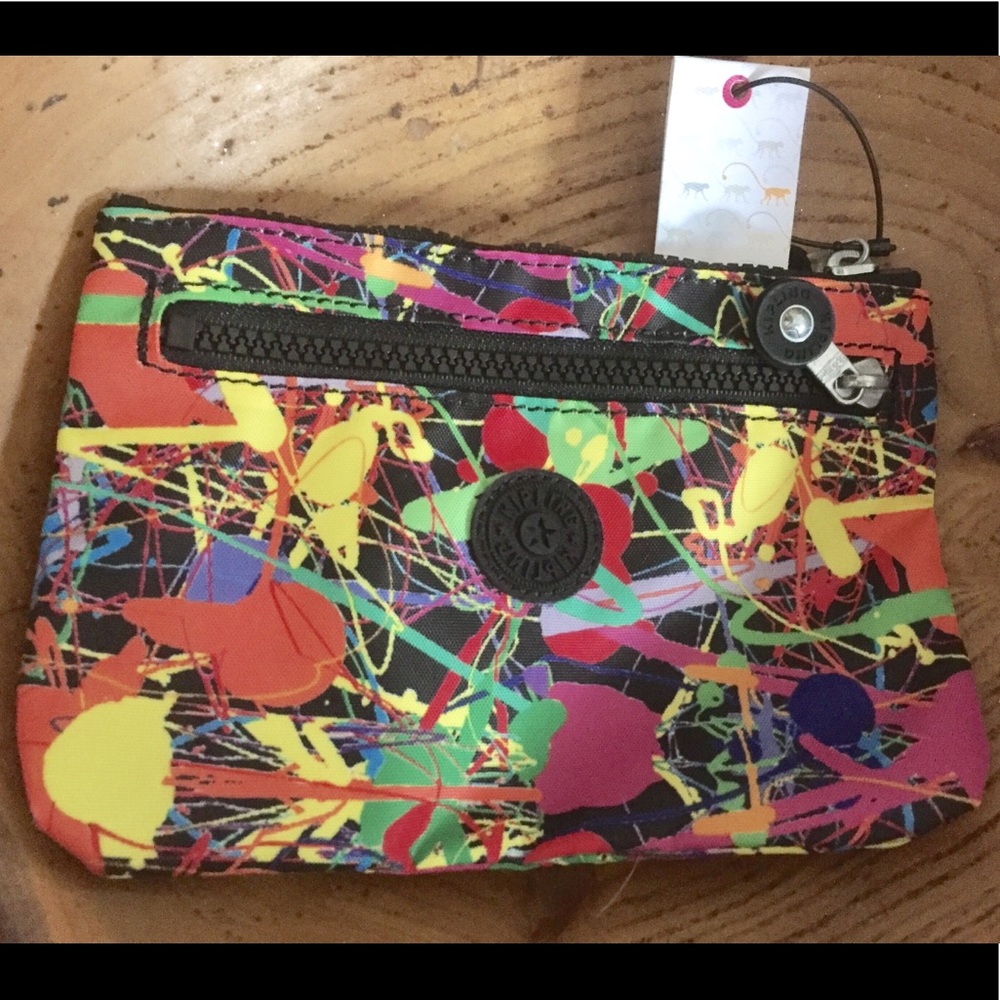 Brand new w/tags money case/makeup bag by Kipling